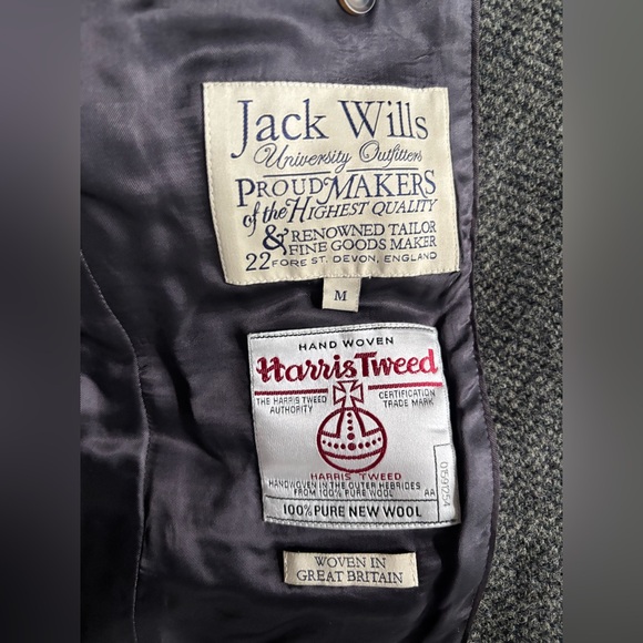Jack Wills Harris Tweed Blazer M - Picture 4 of 6